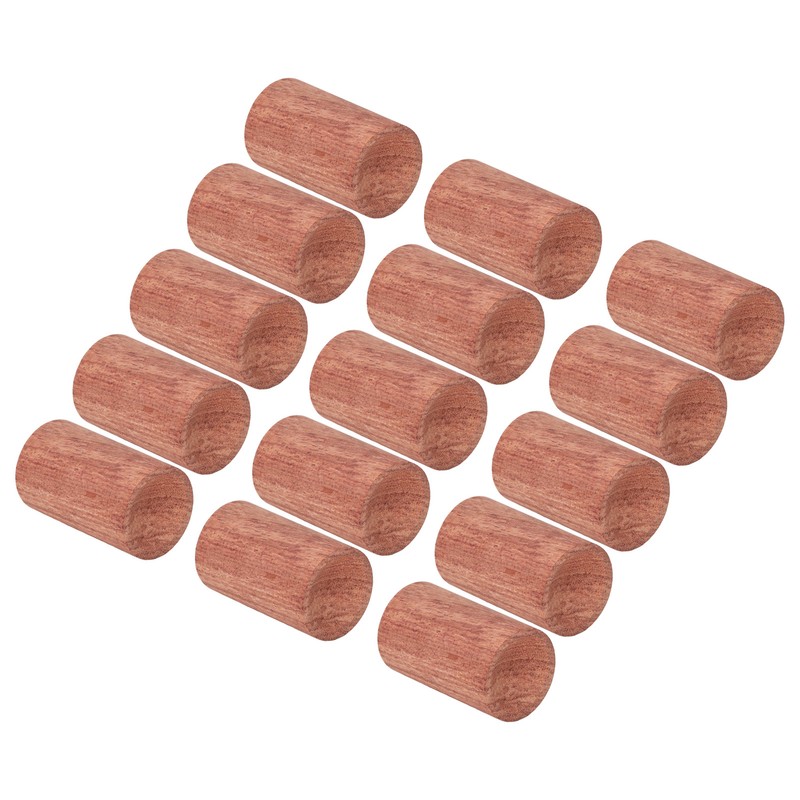 15Pcs Wooden Essential Oil Diffuser Rosewood Portable Mini Round Aromatherapy