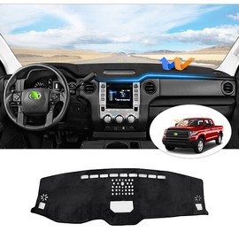 Cartist Cubierta para salpicadero para Toyota Tundra 2014 2015 2016 2017 2018 2019 2020 2021 2022 alfombrilla antideslizante protector solar