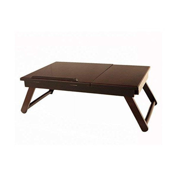 Frenchi Home Furnishing Wooden Lap Desk Flip Top with Drawer