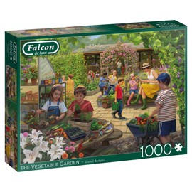 Jumbo, Falcon de luxe - The Vegetable Garden, Jigsaw Puzzles for Adults, 1000 Piece