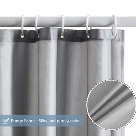 Furlinic Shower Curtain, Bathroom Curtain For The Bathtub, Textile Bath Curtain