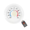 Lantelme Fensterthermometer | Auswahl Bimetall oder Messflüssigkeit | Thermometer mit