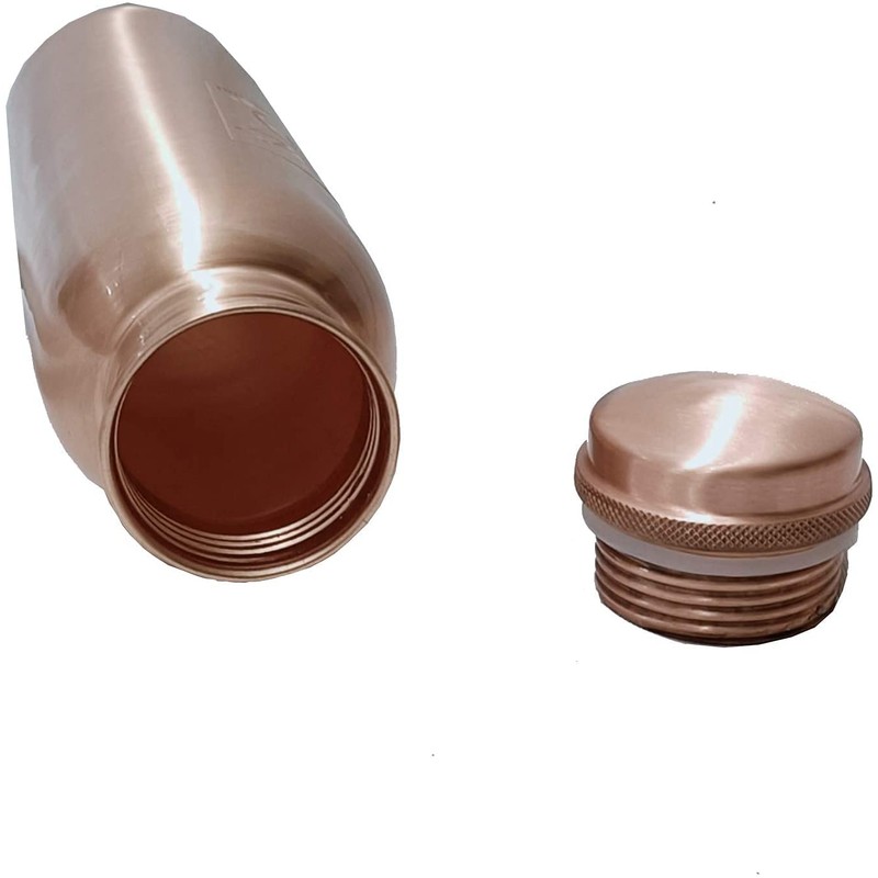 Plain Copper Water bottle 900 ml Joint-Free Copper Water Bottle