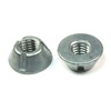 (V#10) 5pcs 3/8-16 Tri-Groove Tamperproof Security Nuts Zinc Anti-Theft Zamak5