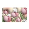 QUINTRA Non-Slip 3D Bath Mats, Fruit Sunflower Mats, Polyester Mats