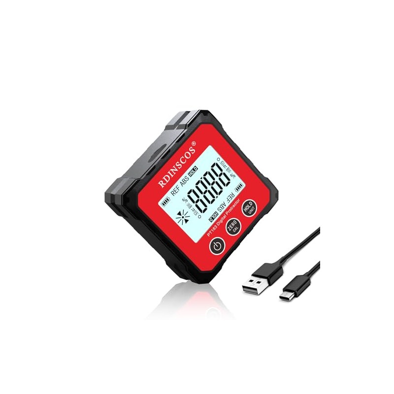 Angle Finder Line Digital Level Tool, Woodworking Tools, 4-Side Magnets
