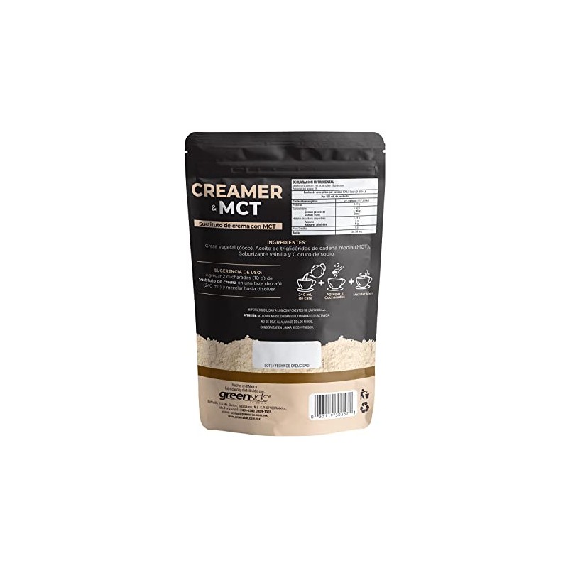 Creamer Vegetal con MCT y Aceite de coco - 150