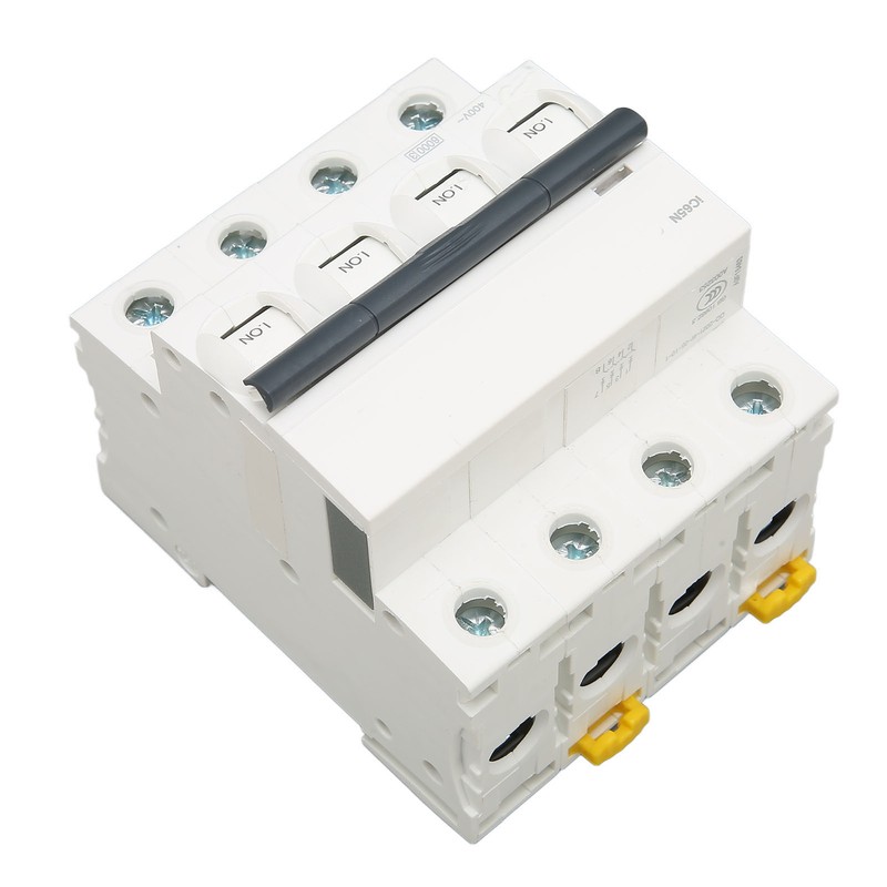 Miniature Circuit Breaker PA66 Flame Retardant Housing 4P Automatic Circuit