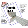 Post it Tape. Temporarily Attach, Remove, and re-Posted Any Document,