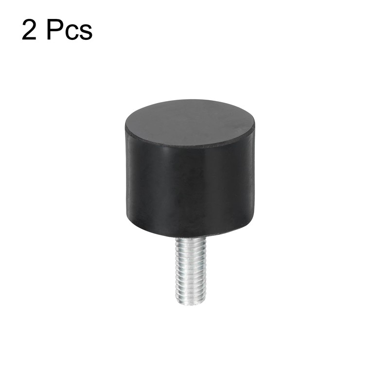 sourcing map M5 Thread Rubber Mounts, Vibration Isolators, Cylindrical Shock