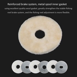 Sea Rod Reel, Heavy Duty Durable Spinning Reel, Spinning Wheel Spool for Rock Pole Ice Fishing Pole Stainless Steel Sea Pole Raft Pole Lure Rod (DM2000)