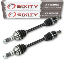 Sixity 2009 for Yamaha 550 Grizzly 4X4 Rear Left Right Axles XT Pair Back Driver Passenger YFM5FGPSEY EPS YFM5FGPHY EPS YFM5FGPYL EPS YFM5FGPYGR EPS YFM5FGPYB EPS YFM5FGHY YFM5FGYL Complete Side
