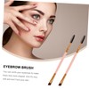 Healeved 6pcs Eyebrow Angled Spoolie Brush Set Wild Eyebrow Makeup