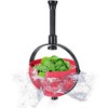 4All Salad Spinner Rotating Seive Easy Spin Centrifugal Dehydration Vegetable