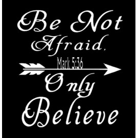 Unbranded Bible Verse Mark 5:36 Christian Vinyl Decals