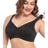 wirarpa Women's Bras Comfortable Ultimate Soft Wireless Full Coverage Non-Padded
