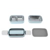 Lunch Box Double Layer Microwave Safe Leakage Proof Stainless Steel