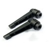 Anawakia 4pcs Handle Adjustable Clamping Lever Thread Push Button Ratchet