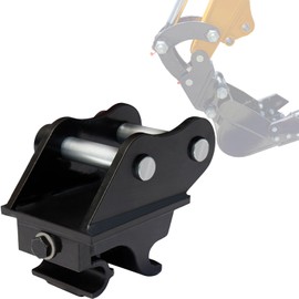 MMS Quick Change Hitch for Mini Excavators, Quick Connect Attachments Mechanical, Quick Hitch Coupler Fit for 0.8-1.8 Tons