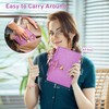 Yonavita Purple Glitter Diary with Lock & Key, No-Shed Sparkle