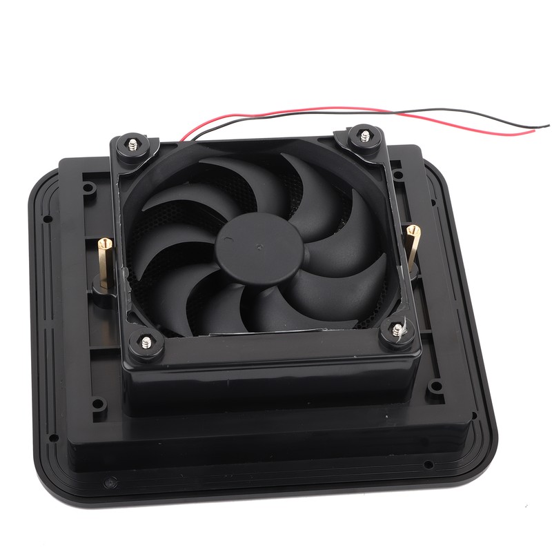 12V 4W Cooling Fan with Shutters Vent One‑Way Side Strong