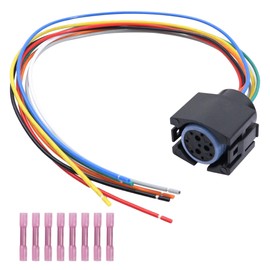 12445BK Transmission Wiring Harness Repair Kit Compatible with 1994 and Up Dodge Jeep 4.0L 5.2L 42RE 44RE 46RE RE Series Transmission with 8 Pin Connector Replace for 46-47-48RE 350-0062