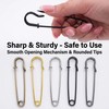 18Pcs Large Safety Pins Heavy Duty for Clothes, Blankets &