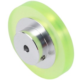 Ginobili 200mm Aluminum Polyurethane Industrial Encoder Wheel Measuring Wheel with Type 20mm Aluminum Encoder Mounting Bracket