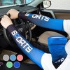 Sports Outdoor Summer Cooling Arm Sleeves Neck Warmer Set Pink 2ea