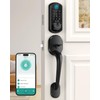 Keyless Entry Door Lock with Handle: Hornbill Smart WiFi Front