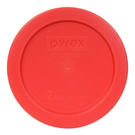 Pyrex 7200-PC 2-Cup Red Food Storage Replacement Lid - Made in USA