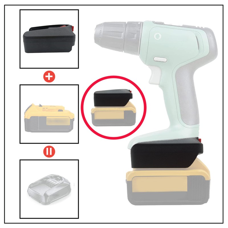 Lithium Battery Adapter Convert 20V DCB Series to for Bosch