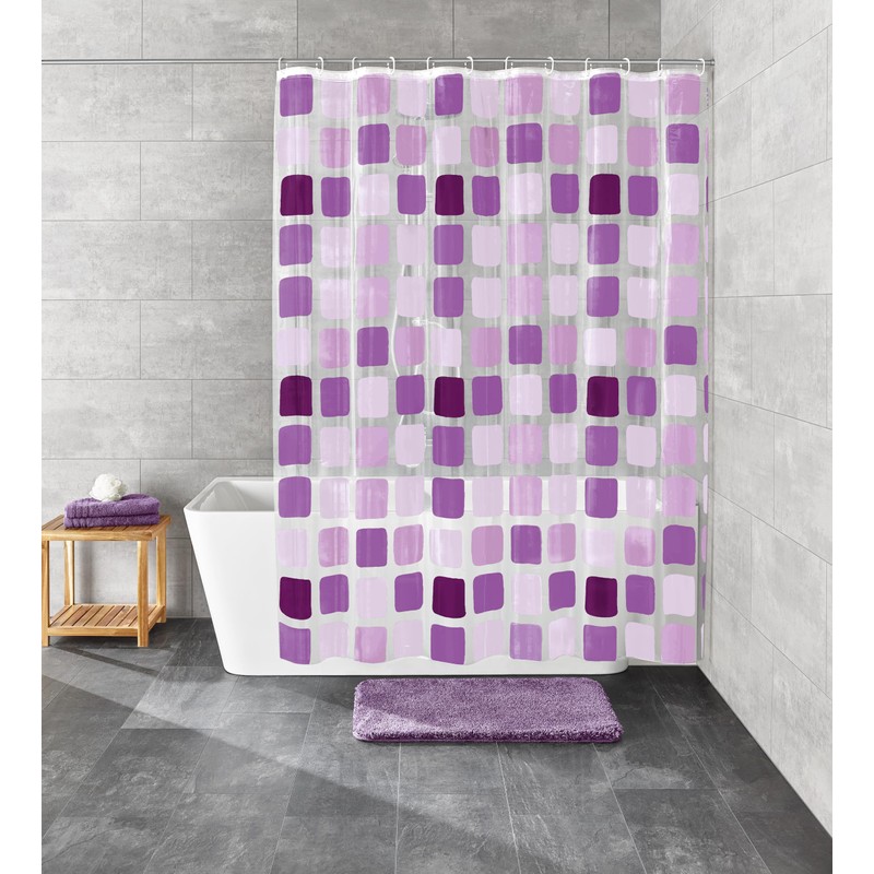 Kleine Wolke 180 x 200 cm Sonny Shower Curtain, Violet