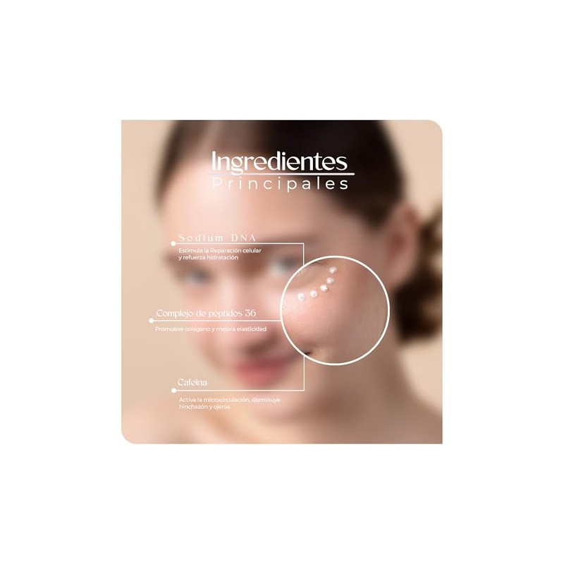 Crema Contorno de Ojos Iluminadora NAD+ NMN Niacinamida 25 ml