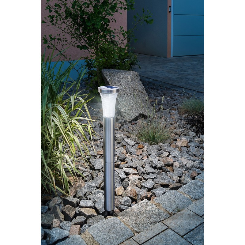 Esotec Solar Light Tower Light 60 cm 12) Stainless Steel