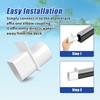 (2 Pcs) Deck Drain Adapter, fit for Stegmeier Channel Drain,