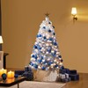 Yaheetech 4.5ft Pre-lit Artificial Christmas Tree W/Incandescent Warm White Lights,