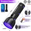 Vansky UV Flashlight Black Light, 51 LED Blacklight Pet Urine