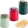 Orrdiffi Creative Automatic Toothpick Dispenser Toothpick Dispenser, Automatic Pop-Up Toothpick
