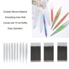 9Pcs Pen Resin Molds Silicone Smoothing Durable Easy Removal Ballpoint