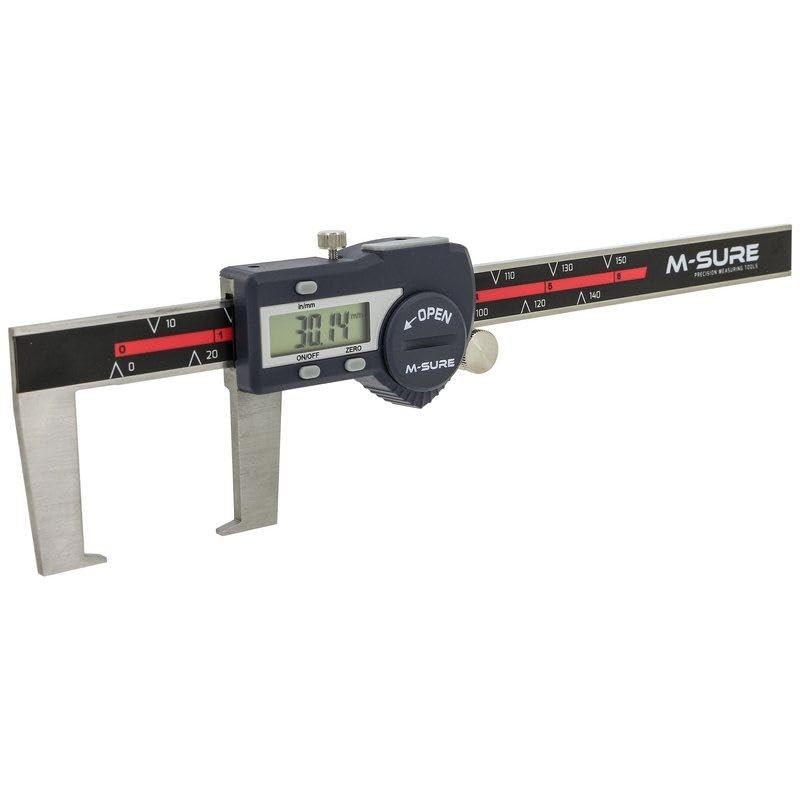 M-SURE MS-235-150 Digital Caliper Outside Groove 0-150mm (0-6 inch) MS-235