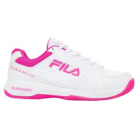 Fila Double Bounce 3 Women's Shoes (Wht/Wht/Pglo) (6)