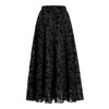 Verdusa Women's Y2k Gothic Flowy Skirts Boho Floral Print Mesh
