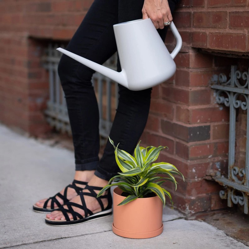 Bloem Fern Watering Can: 1 Gallon Capacity - Grey -