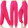 Unisex Modal Lantern Yoga Pants for Dance, Tai Chi & Workout - Plus Size Harlan Black+M 5ea