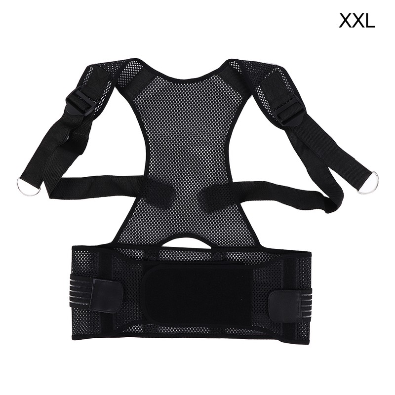 Posture Corrector Thin Mesh Cloth Shoulder Back Waist Wrap Brace