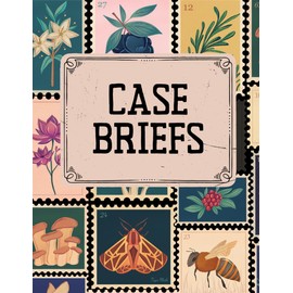 The Ultimate Law School Case Briefing Notebook: By a Law Student, for Law Students (100 Cases)