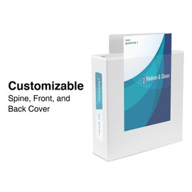 Staples Heavy Duty 1-inch 3-Ring View Binder with D-Rings and Four Interior Pockets, White, 3/Pack (ST56262-CCVS)