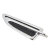 Front Mudguard Vent Molding Chrome Stylish Easy Installation Mud Flap
