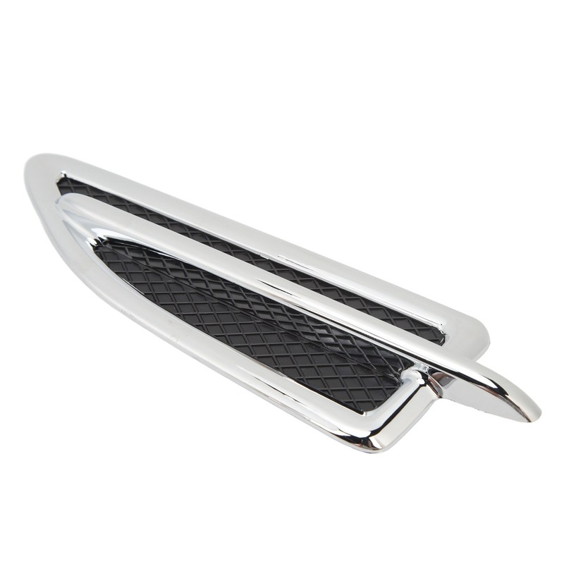 Front Mudguard Vent Molding Chrome Stylish Easy Installation Mud Flap